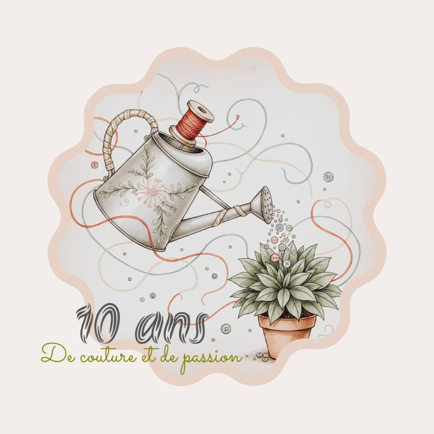 Une petite graine qui s'épanouit depuis 10 ans 🌿 
🤗 Quel bonheur de mettre ma passion pour la couture et mes talents au service de vos projets.

Même si c’est une activité que je chouchoute en parallèle de mon parcours, c'est toujours un immense plaisir de vous accompagner dès que je le peux ! 🪡✨

Merci 🤭

#merci #10ansdecouture #10ans #instacouture