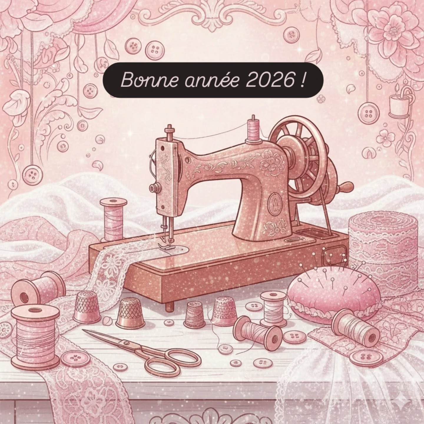 Mes meilleurs vœux pour cette nouvelle année ! 🌟

​Que 2026 vous apporte la joie, la santé et, bien sûr, une garde-robe qui vous ressemble ! ✂️❤️

​On se retrouve vite pour de nouvelles créations ! ✨

#couture #instanewyear #nouvelleanneecouture #igsew #paillettes